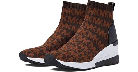 skyler michael kors|Skyler Logo Stretch Knit Sock Sneaker .